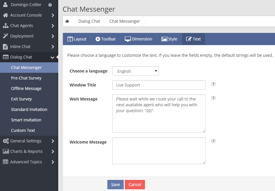 Chat Customization